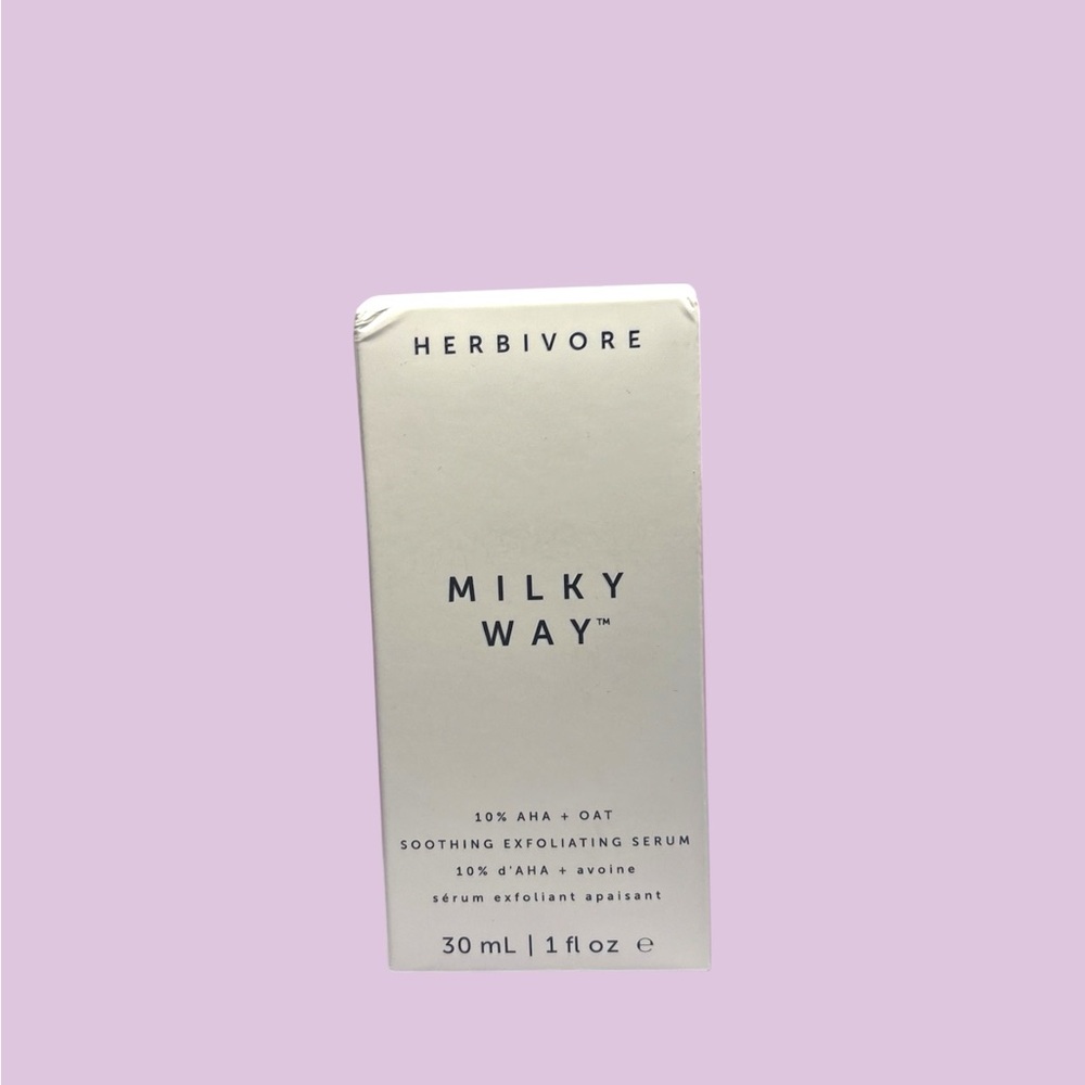 HERBIVORE Milky Way Exfoliating Serum 10% AHA + Oat 30mL New